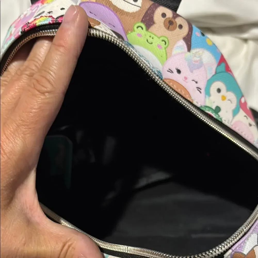 Squishmallows Colorful Cartoon Character Backpack like new adjustable straps